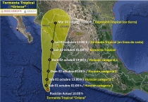 Alerta en Sinaloa por impacto de “Orlene”