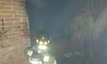 EN VIVIENDA ABANDONADA  Se registra conato de incendio