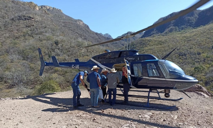 Para recibir atención médica Trasladan vía aérea a anciano