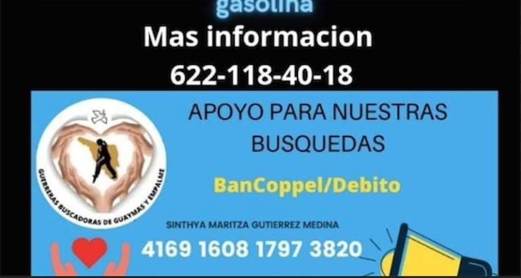 Buscadoras realizarán colecta en Guaymas