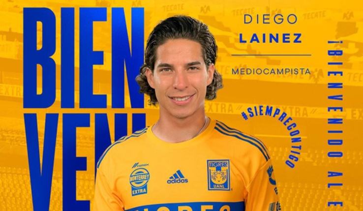 Diego Lainez vuelve a la Liga MX con Tigres