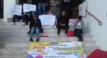 Colectivo se manifiesta en el Congreso Insisten en crear Sistema de Educación Inicial en Sonora