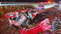 EN ACCIDENTE AUTOMOVILÍSTICO  Resultan cinco personas lesionadas