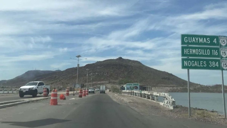 Destrozado puente Douglas