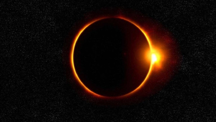 DE ISLANDIA A INDIA EL MARTES  Eclipse solar parcial se apreciará