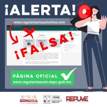 La Secretaría de Seguridad Pública Alertan por página falsa del Repuve
