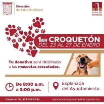 INICIARÁ MAÑANA LUNES  Llama Ayuntamiento a apoyar “El Croquetón”