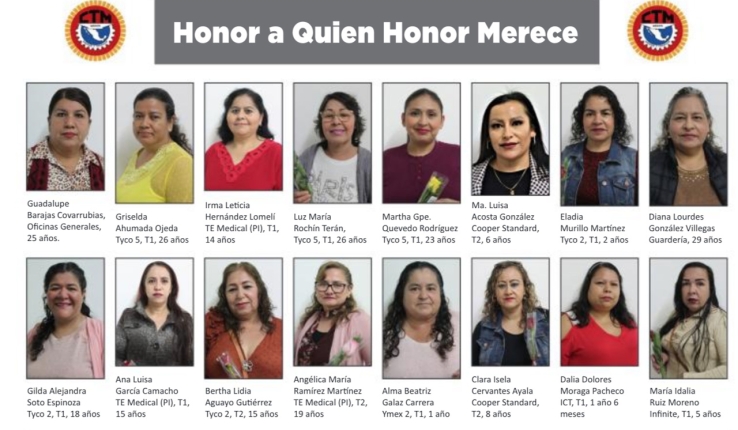 A las Mujeres Trabajadoras Tetakawi Empalme CTM