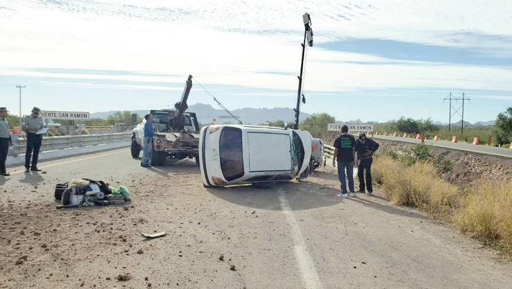 A LA ALTURA DEL VALIENTE  Choca y se vuelca Attos