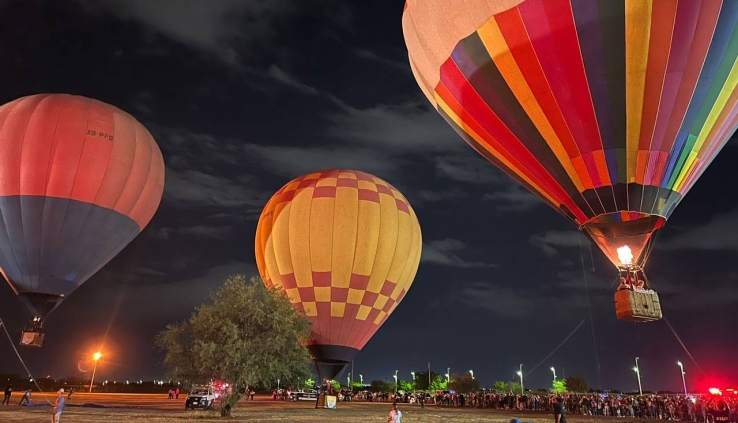 DURANTE EL FESTIVAL DEL GLOBO  Viven hermosillenses maravillosa experiencia