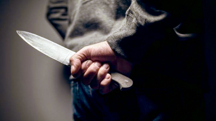 Sujeto huyo luego de amenazar con cuchillo a las personas