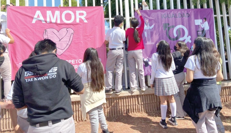 Alumnos del Cobach piden paz