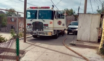 Se incendia predio en la colonia San Vicente