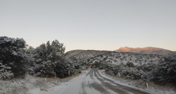 Agua Prieta a Janos y de Ímuris a Cananea. Reabren carreteras tras nevadas