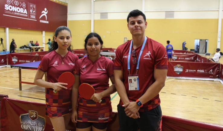 Gana Sonora oro en tenis de mesa de los Paranacionales Conade 2022