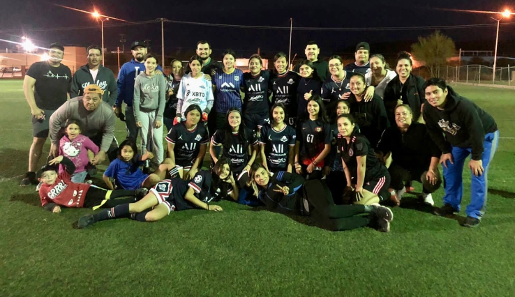 Partido amistoso padres e hijas