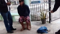 Reportan vecinos a individuo