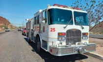    Se incendia predio en el sector Gil Samaniego