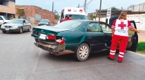 Resulta lesionado en choque de vehículos