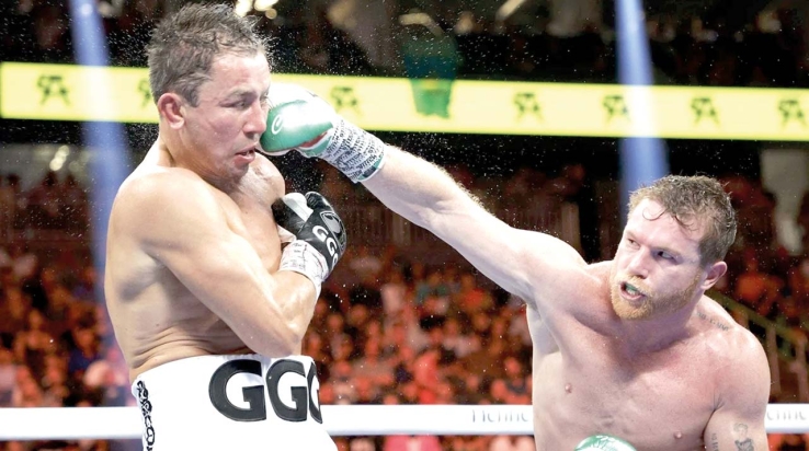 POR DECISIÓN UNÁNIME Vence Canelo Álvarez a Gennady Golovkin