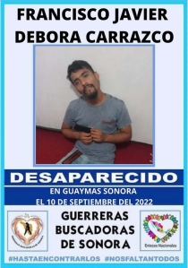 Desaparece vecino de Ocotillo
