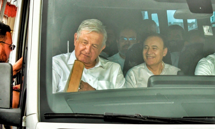 EN NOGALES, SONORA  Supervisan proyectos Presidente y Gobernador