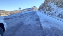 En la zona serrana Exhortan a tomar precauciones al conducir