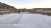 Avanza obra de pavimentación del acceso sur de Guaymas