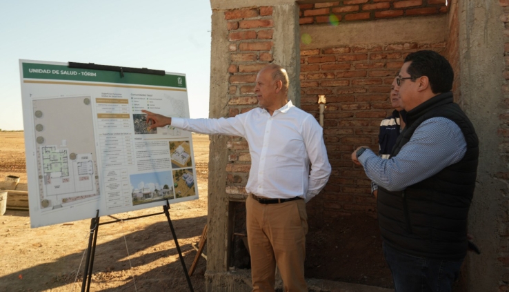 En comunidades Yaqui Avanza construcción de unidades de medicina rural