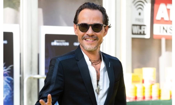 Marc Anthony reaparece tras sufrir accidente antes de dar un concierto