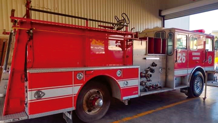 Se incendia predio en Guaymas Norte