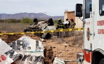 EN VOLCAMIENTO, Muere conductor calcinado