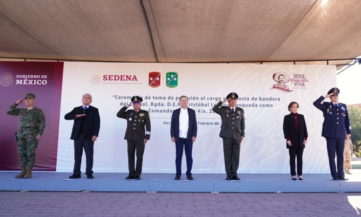 Asume el cargo el general Héctor Francisco Morán González. Tiene Cuarta Zona nuevo mando