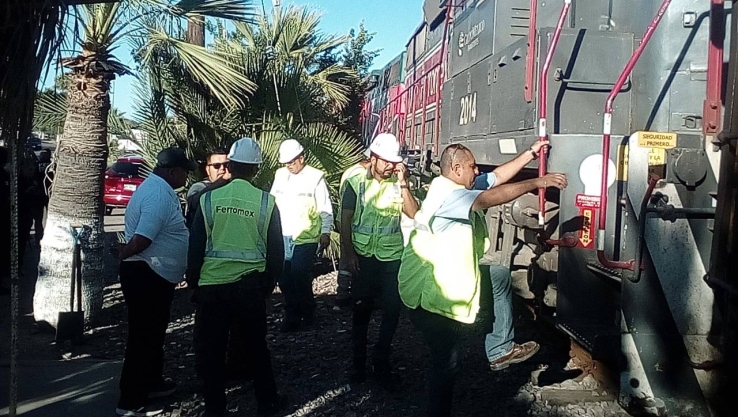 EN COLONIA BELLAVISTA Descarrila tren en la vía “María Ríos”