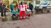 Se lesiona al caer de motocicleta