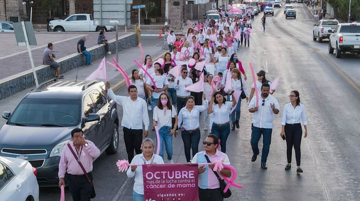 Marchan contra el Cáncer de Mama