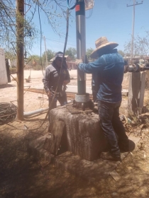     Restablecen servicio de agua a la comunidad de Santa María