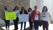 En el Congreso del Estado Se manifiestan trabajadoras de estancias infantiles