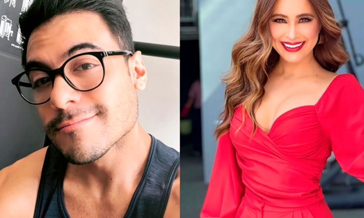 Carlos Rivera le canta a Cynthia Rodríguez en concierto y le dedica emotivas palabras