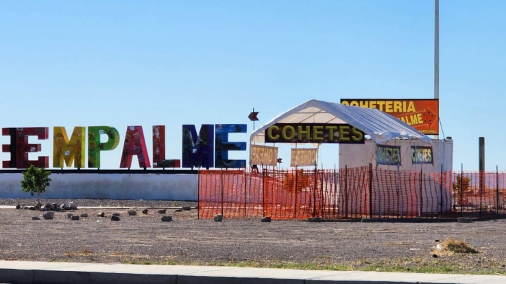 Venta de cohetes con seguridad en Empalme