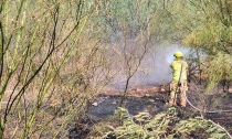 De nueva cuenta se incendia predio en el sector Yucatán