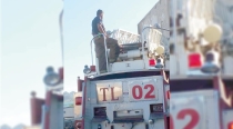 Se lesiona hombre en incendio de vivienda