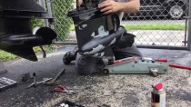 Reporta robo de pieza de motor fuera de borda