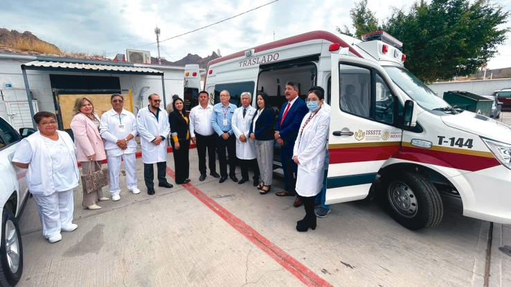 Entregan ambulancia en Issste Guaymas