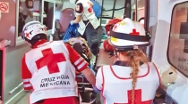Resulta mujer herida en accidente