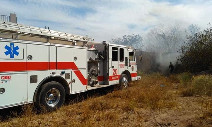     Se incendia predio en el Centro