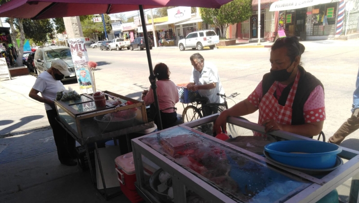 VENDEDORES AMBULANTES   Registran buenas ventas