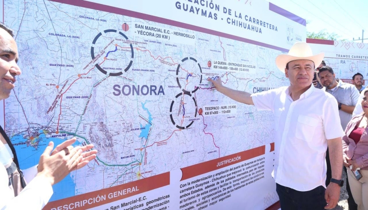 ASEGURA EL GOBERNADOR ALFONSO DURAZO  Carretera Guaymas-Chihuahua detonará el turismo