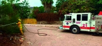 Se incendia lote baldío en La Popular