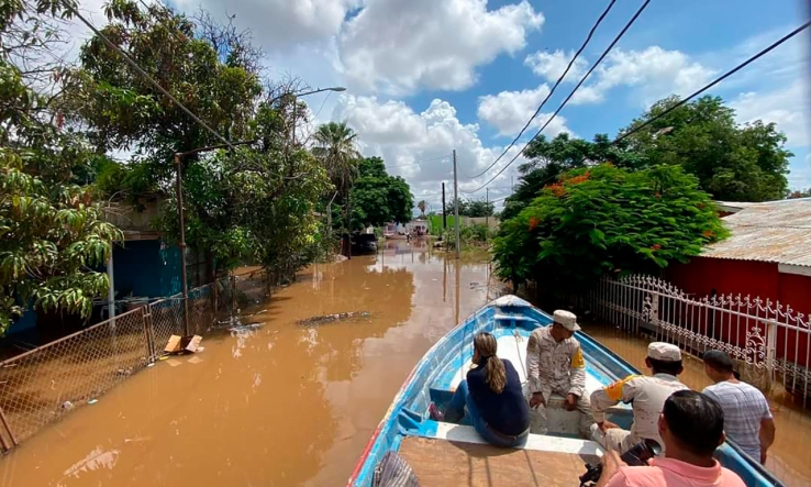 Realizan sobrevuelo…  Por zonas afectadas por inundación